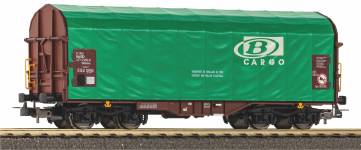 PIKO 24621 - H0 - Schiebeplanenwagen B Cargo, SNCB, Ep. VI